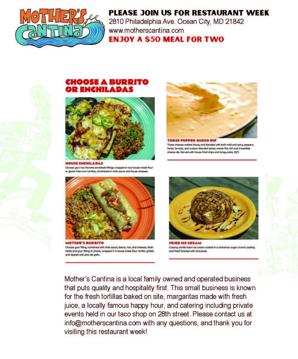 Restaurants Ocean City Restaurant Week